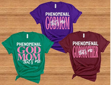 Load image into Gallery viewer, Custom Phenomenal Mom Shirt
