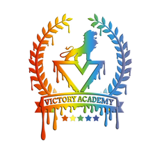 Load image into Gallery viewer, Victory Academy Custom Glitter or Color Hoodie or Shirt ( Logo white )