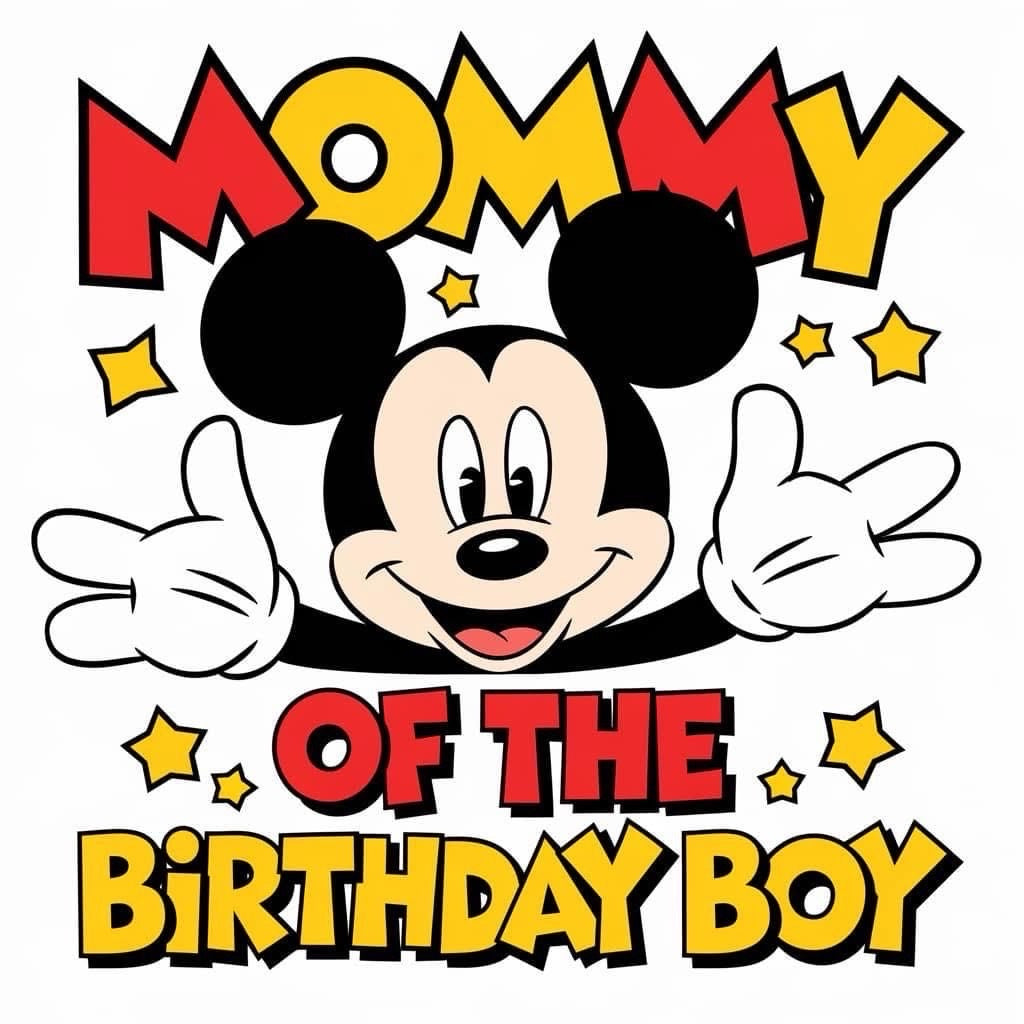 Custom Mickey Mouse Order